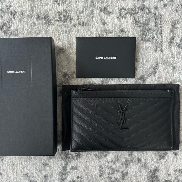 YSL Zipped Pouch - Picture 7 of 13